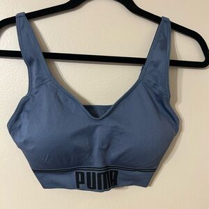 PUMA Women's Blue Sports Bra